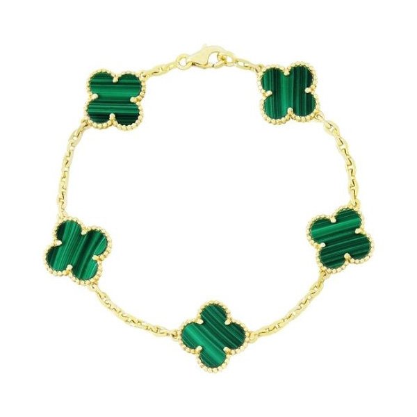 Cheap Van Cleef & Arpels Vintage Alhambra Bracelet 5 Motifs